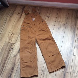 Kids Carhartt Canvas Overalls